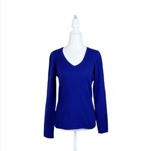 PHILOSOPHY Dane Lewis Royal Purple Cashmere Sweater Sz S